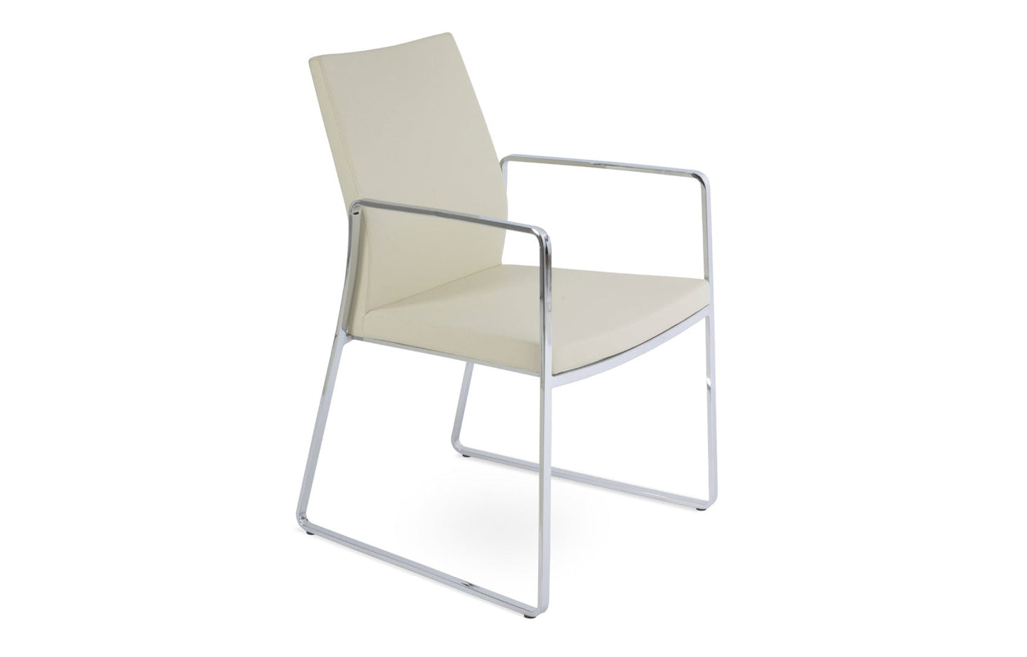 Pasha Arm Sled Dining Chair