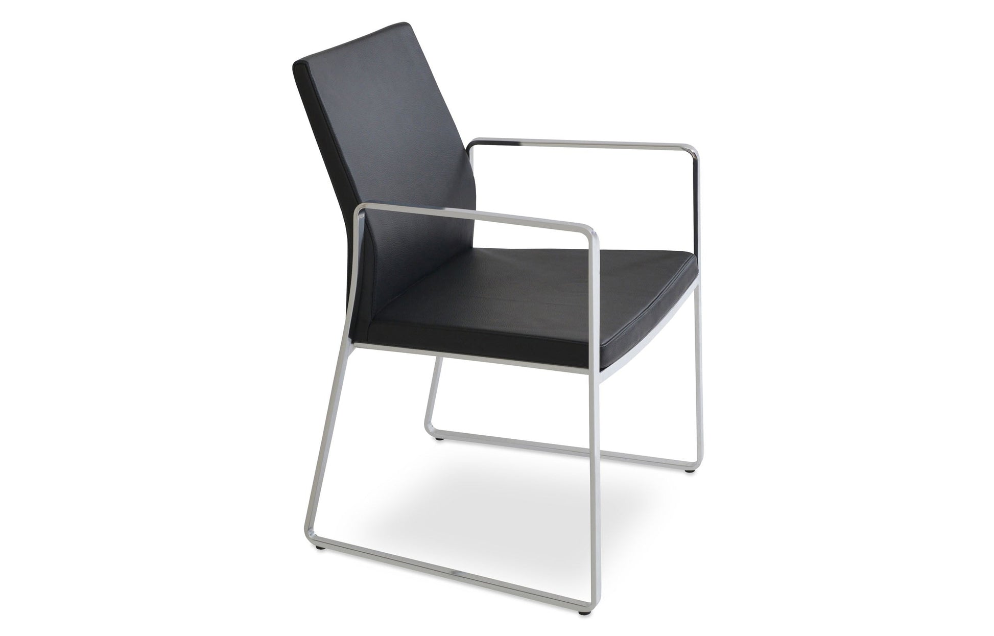 Pasha Arm Sled Dining Chair