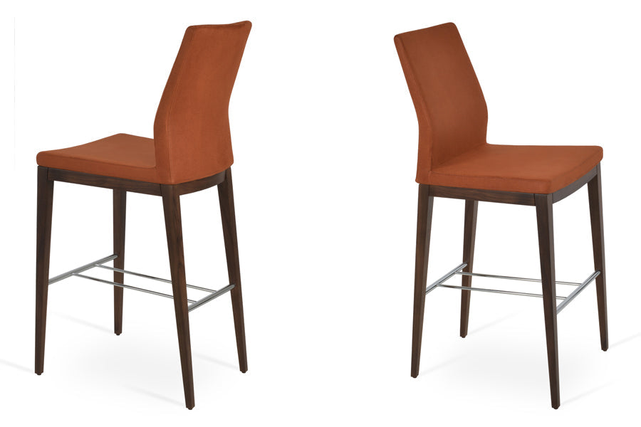 Pasha Wood Bar Stool