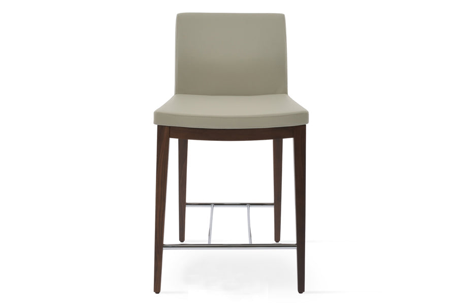 Pasha Wood Bar Stool