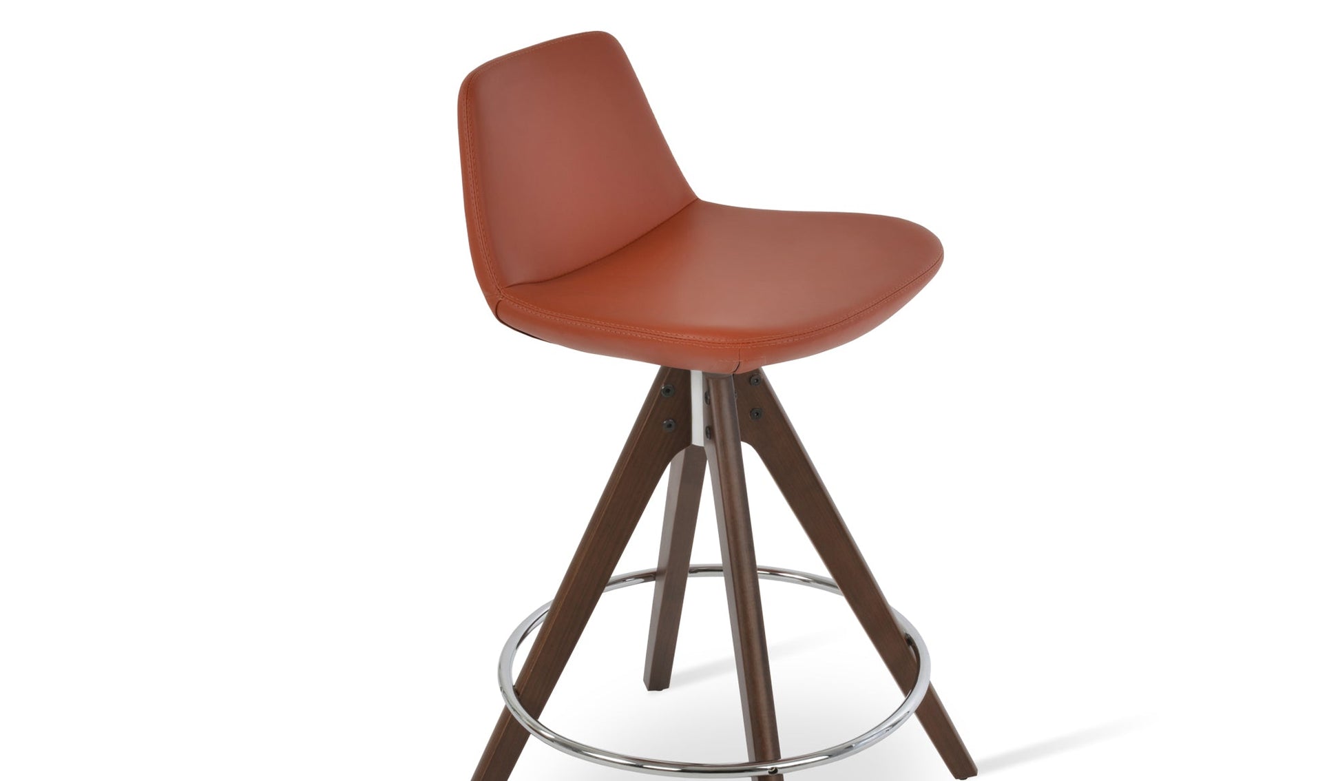 Pera Pyramid Swivel Bar Stool