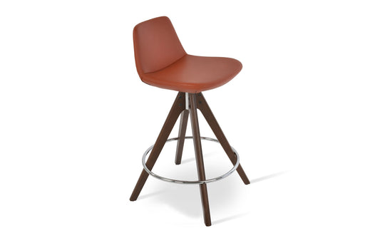 Pera Pyramid Swivel Bar Stool