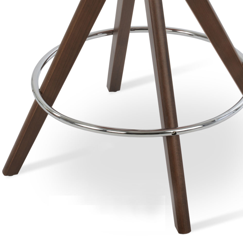 Pera Pyramid Swivel Bar Stool