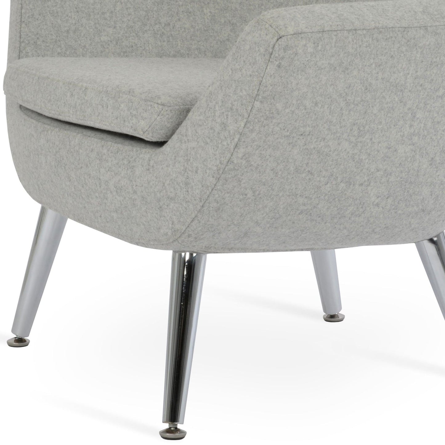 Rebecca 4 Metal Legs Armchair