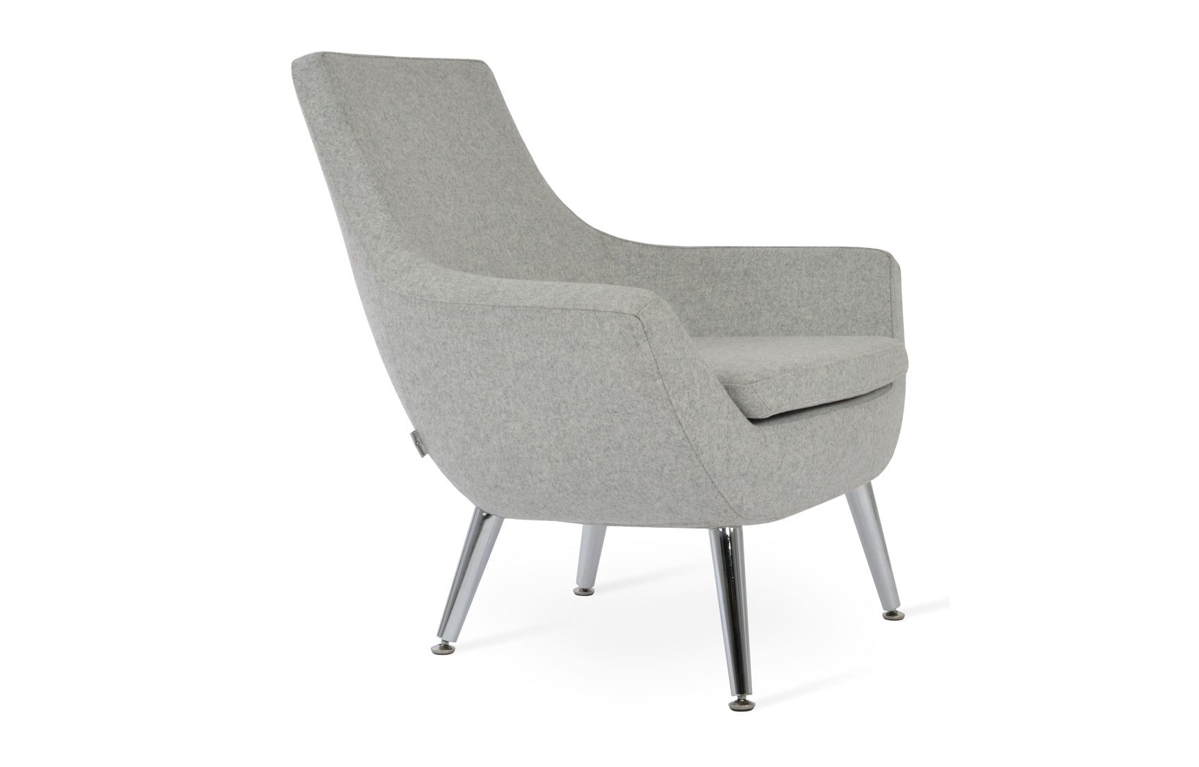 Rebecca 4 Metal Legs Armchair