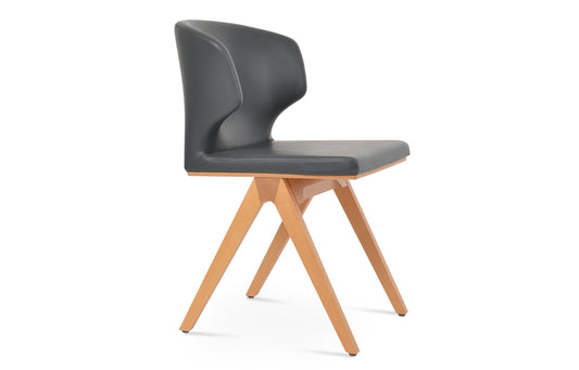 Amed Fino Wood Dining Chair