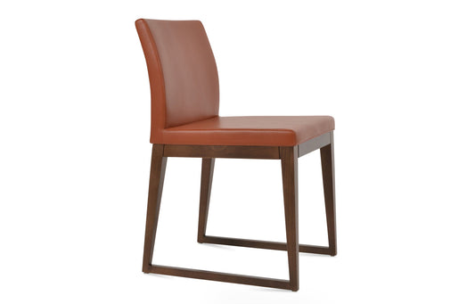 Amed Sled Wood Dining Chair