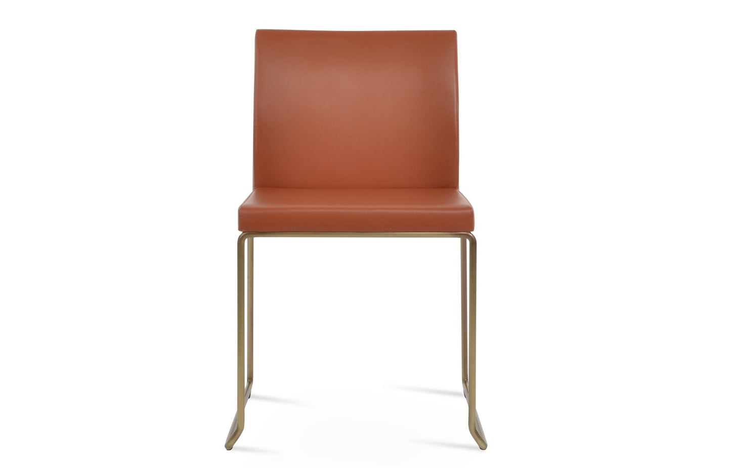 Aria Stackable Dining Chair-Leather