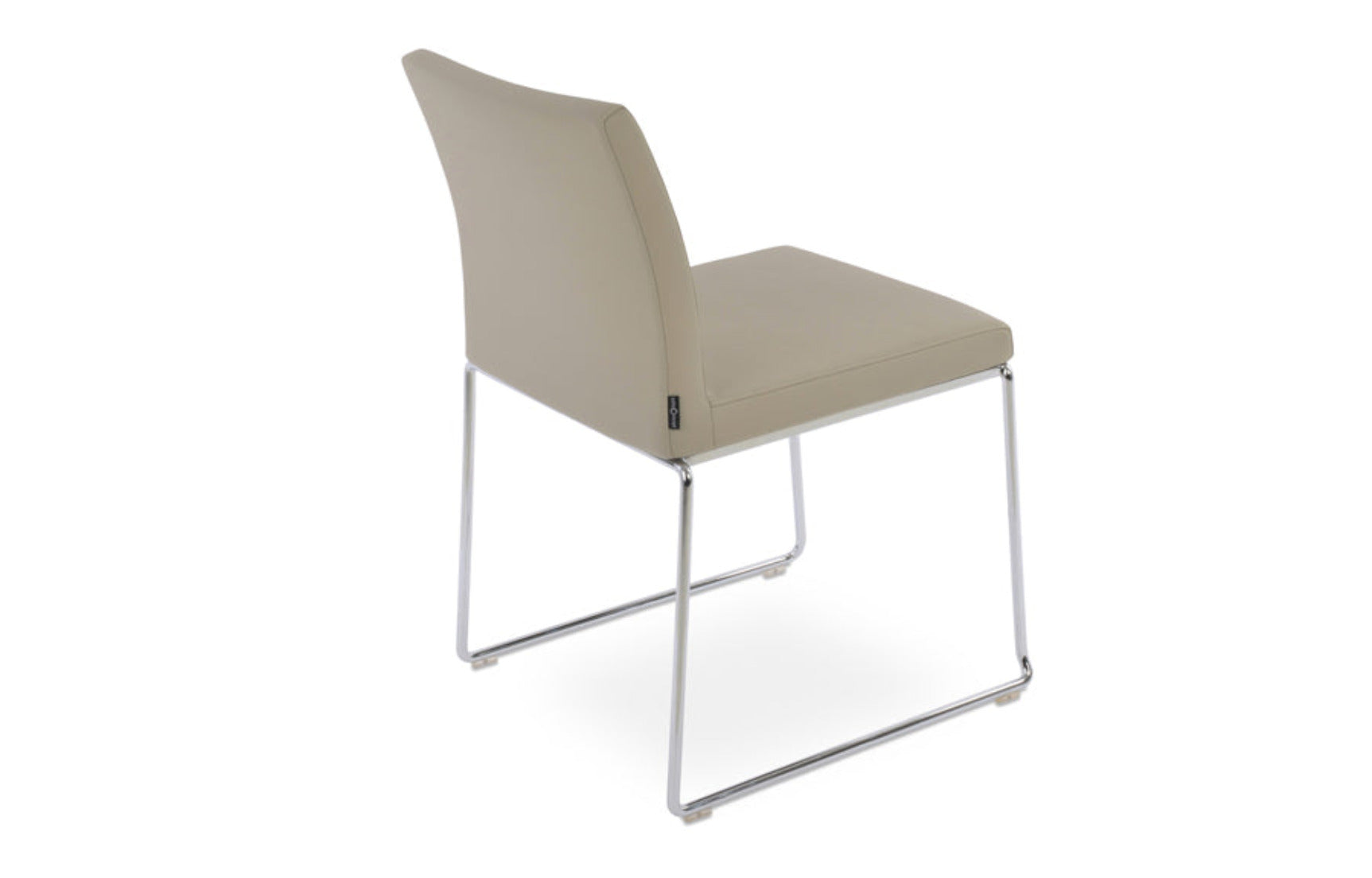 Aria Stackable Dining Chair-Leather