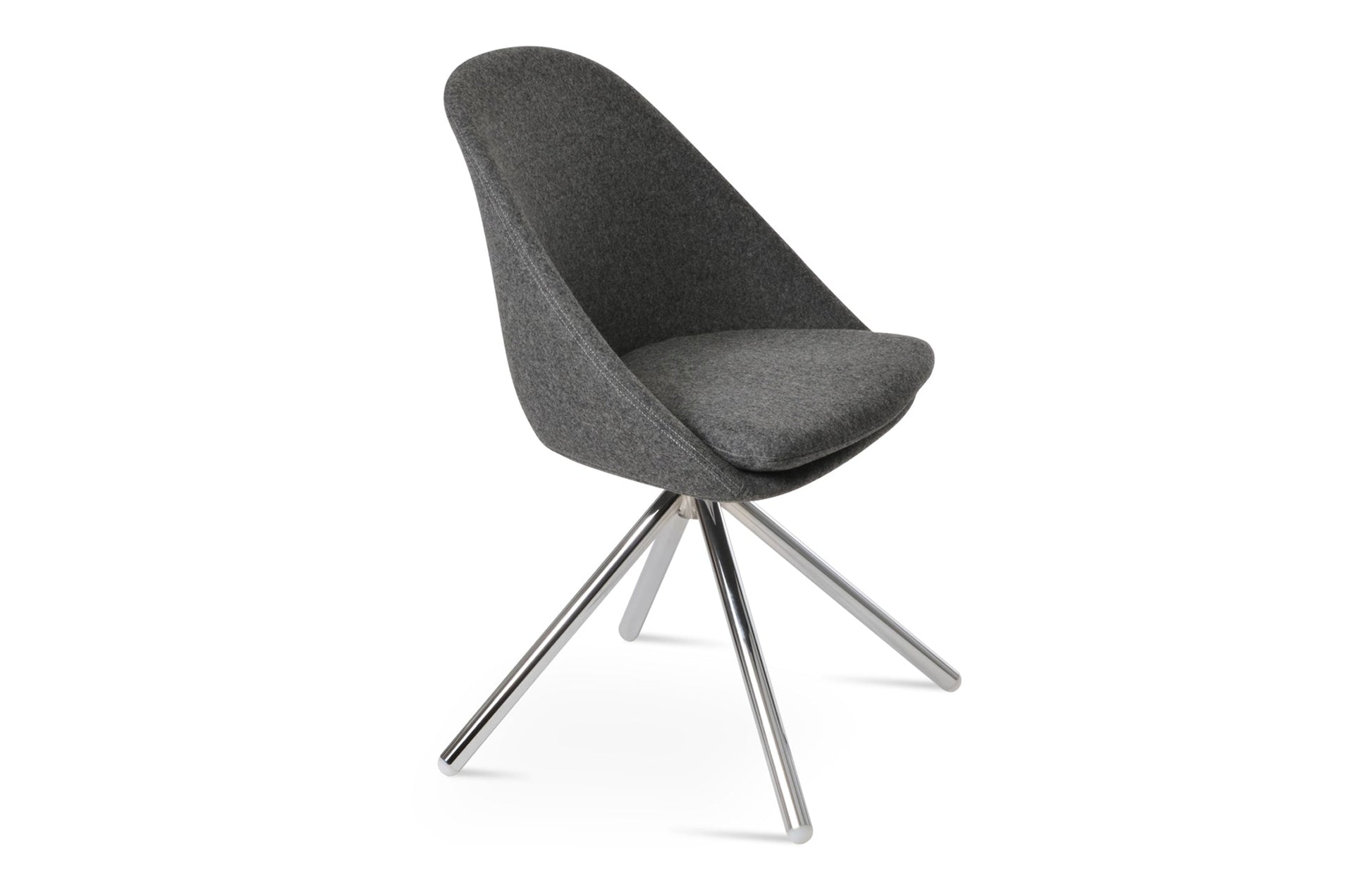 Avanos Stick Swivel Dining Chair