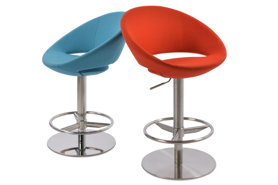 Crescent Piston Stool