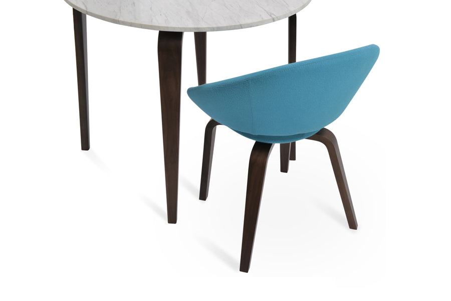 Crescent Plywood Dining Chair