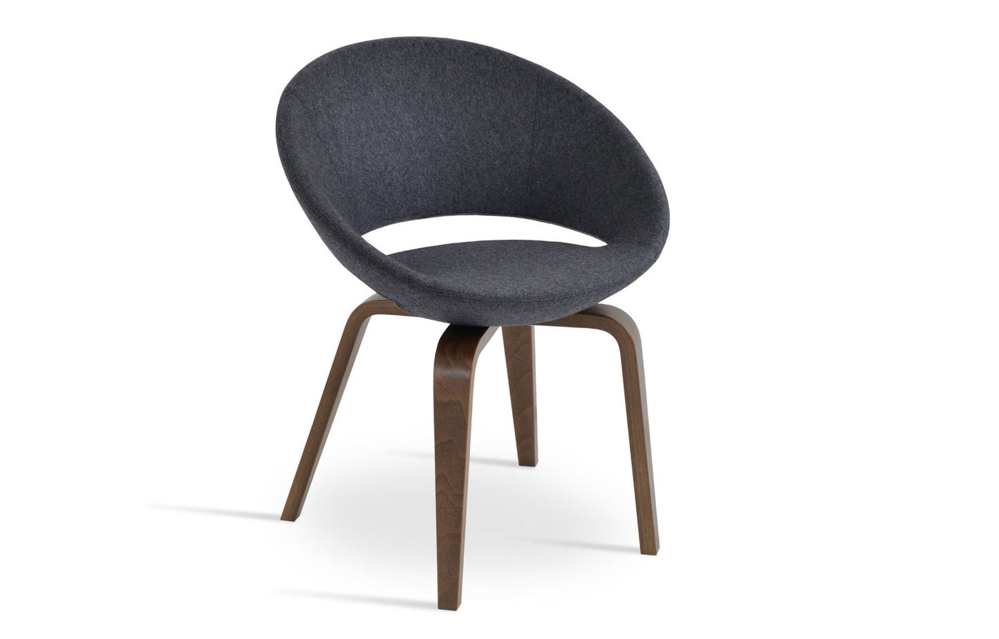 Crescent Plywood Dining Chair