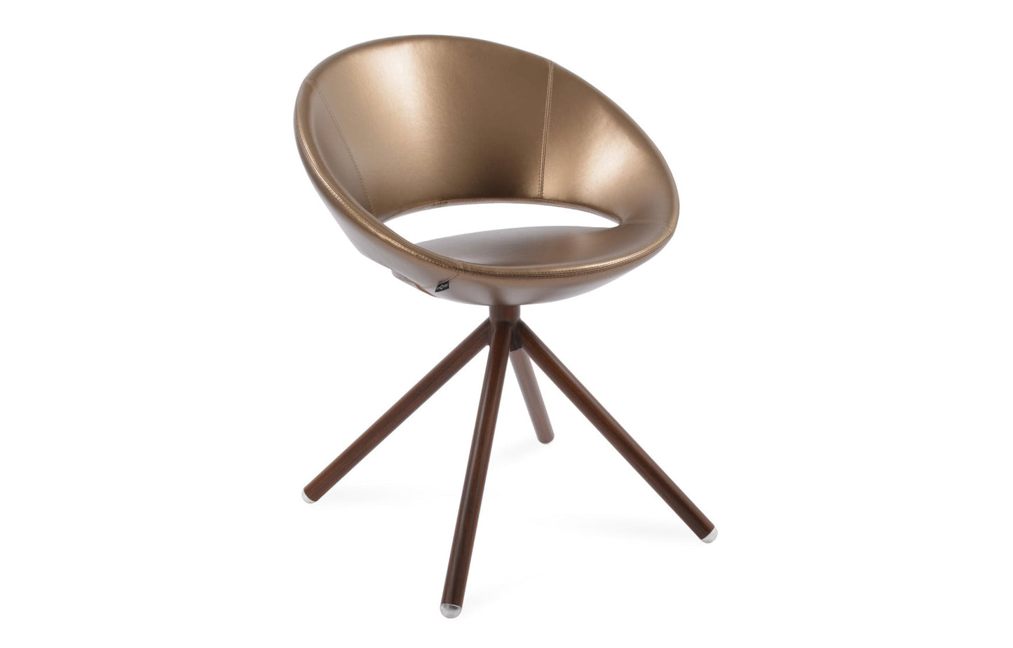 Crescent Stick Swivel Dining Chair