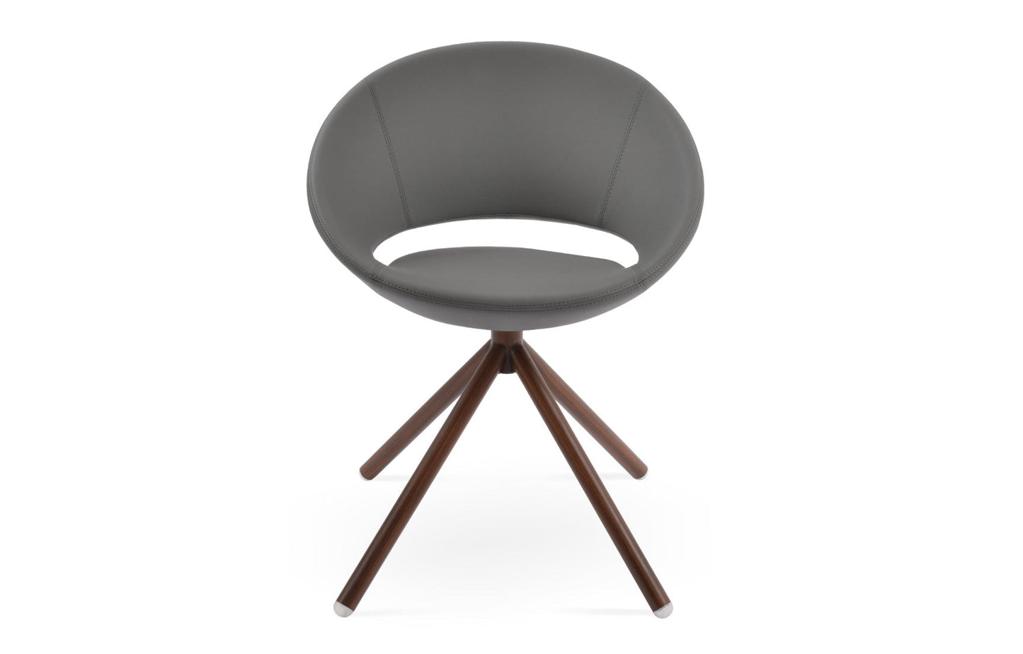 Crescent Stick Swivel Dining Chair