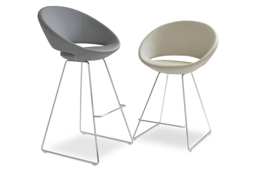 Crescent Wire Counter Stool