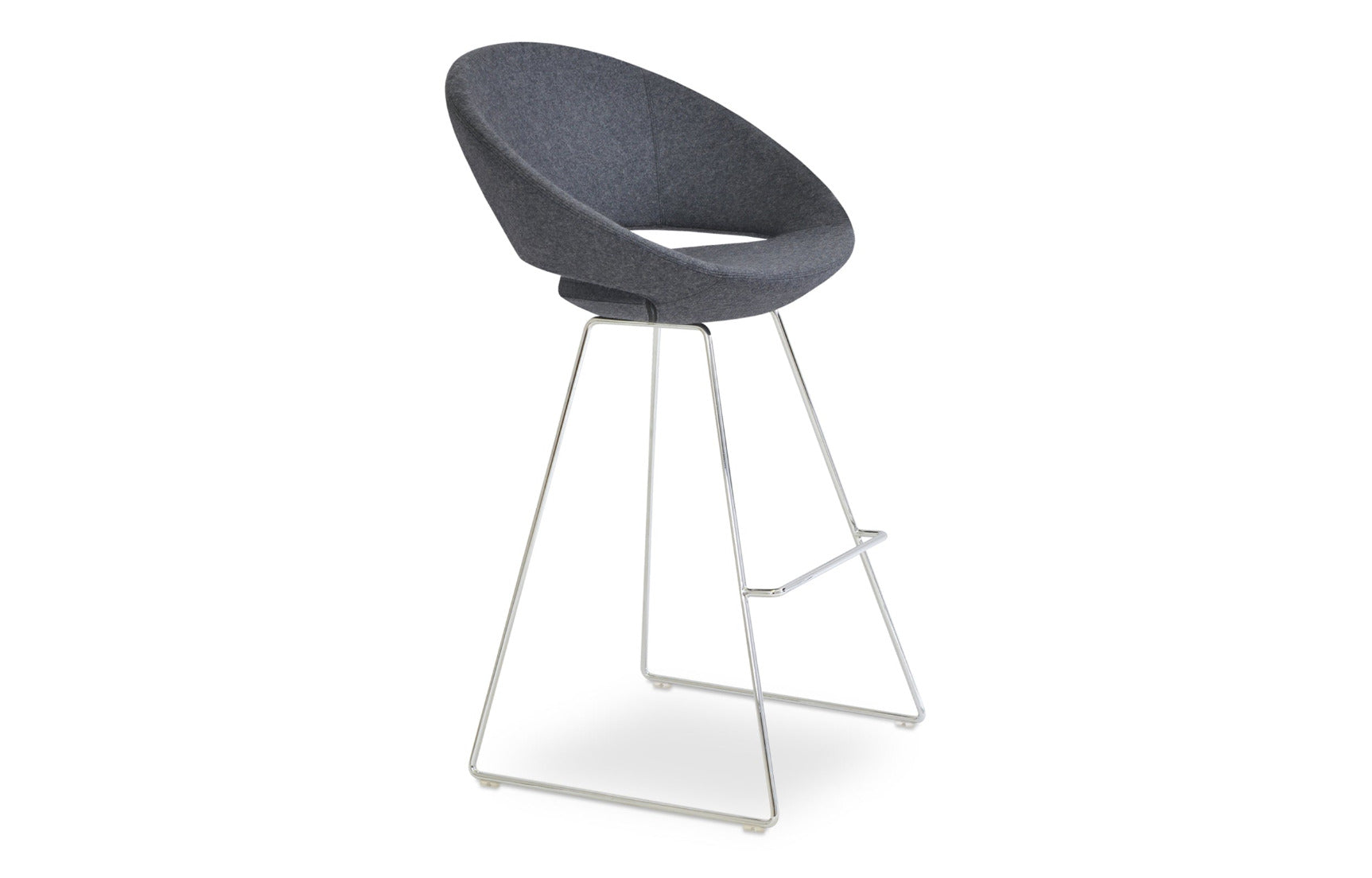 Crescent Wire Counter Stool