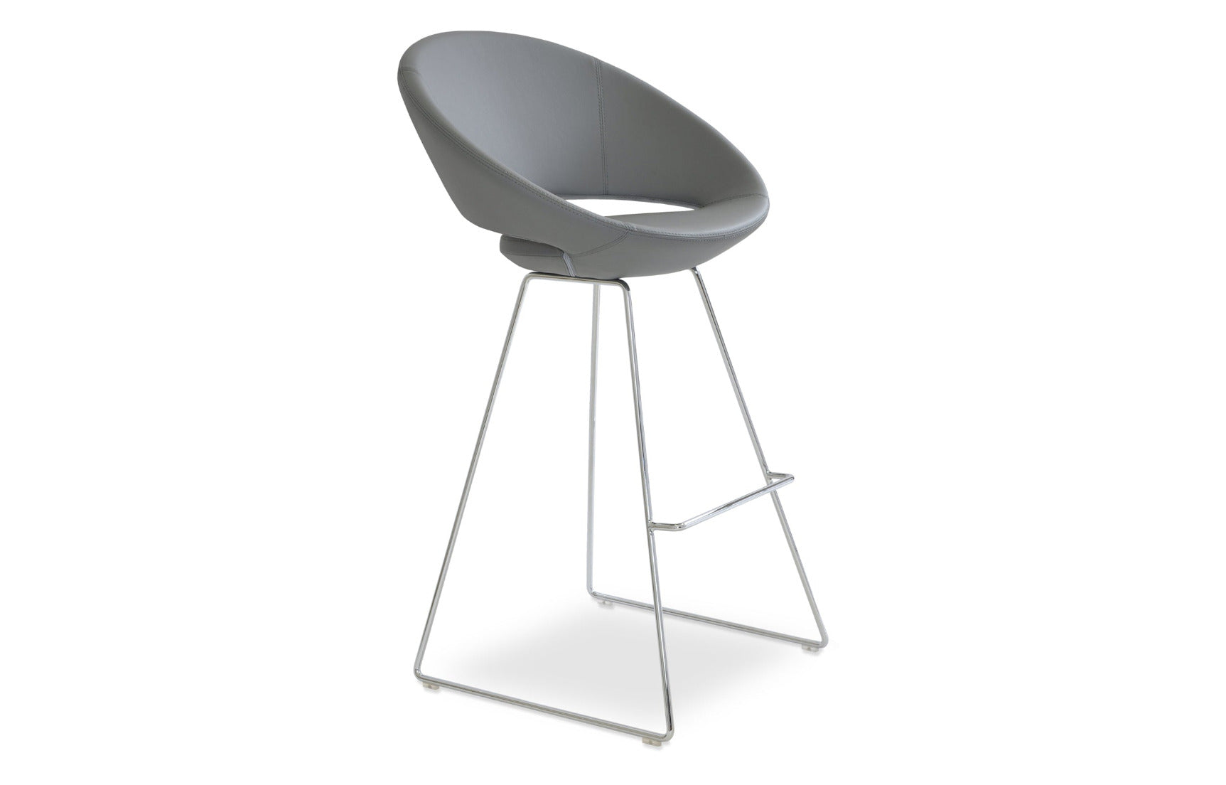 Crescent Wire Counter Stool