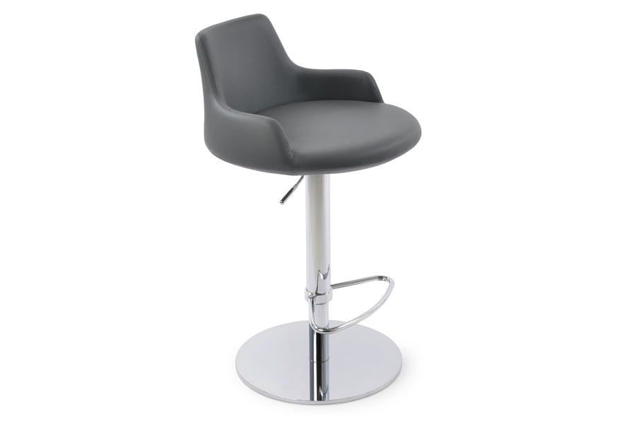 Dervish Piston Stool Full Footrest