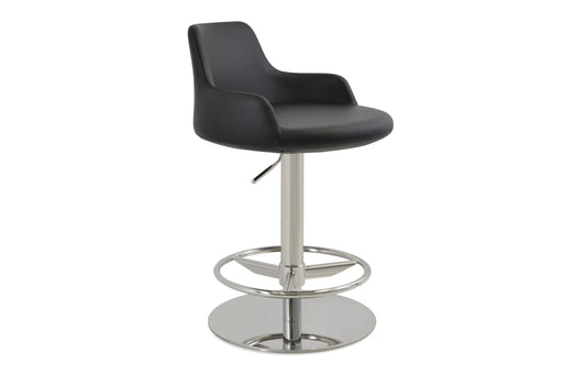 Dervish Piston Stool Full Footrest