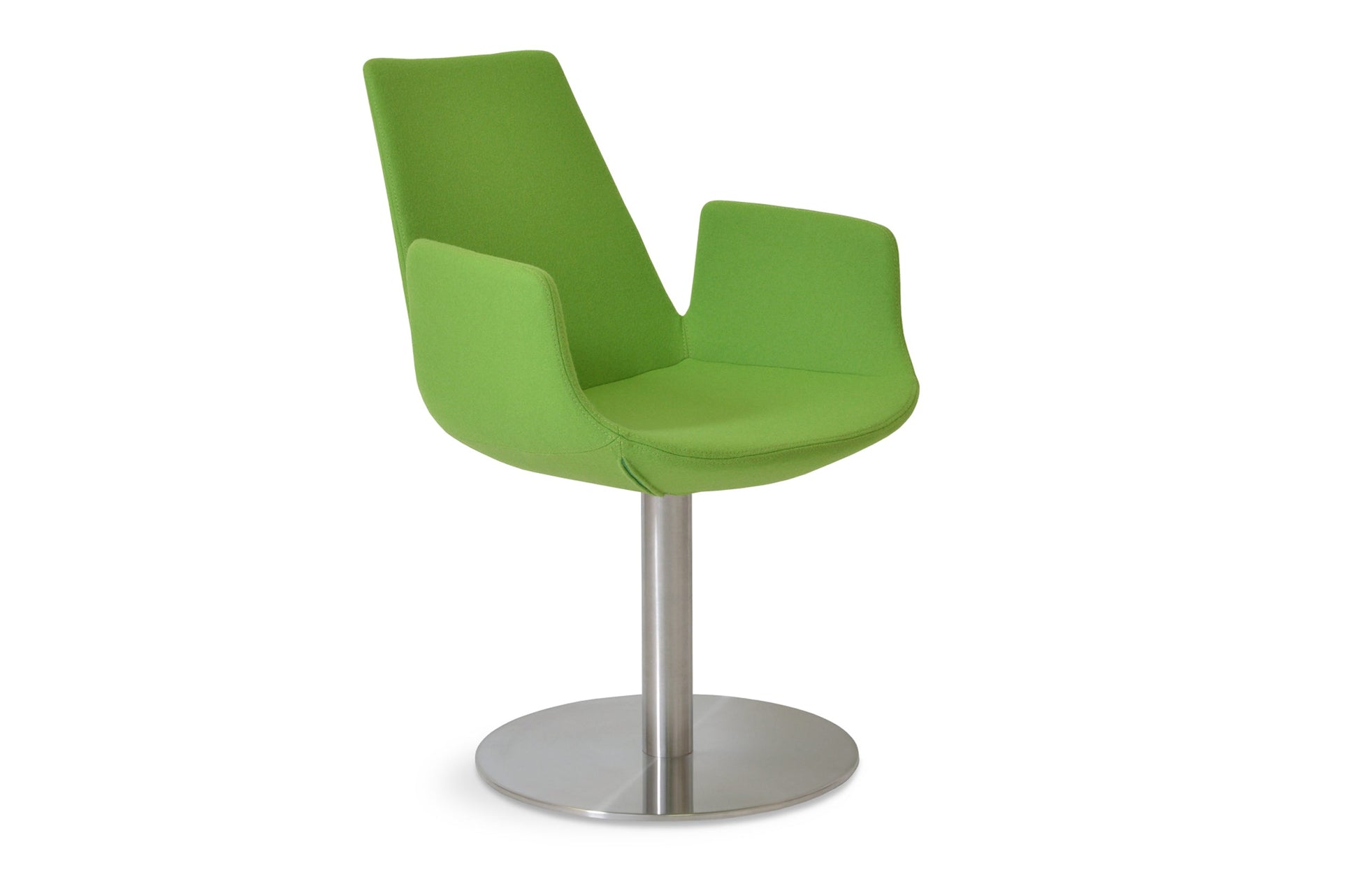 Eiffel Arm Round Swivel Chair