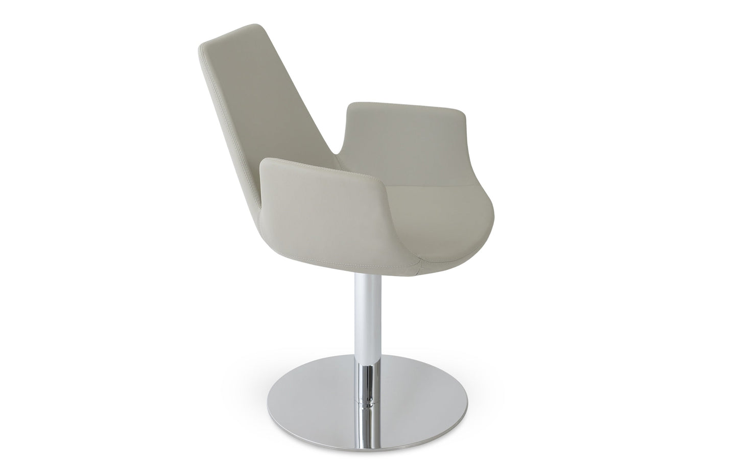 Eiffel Arm Round Swivel Chair