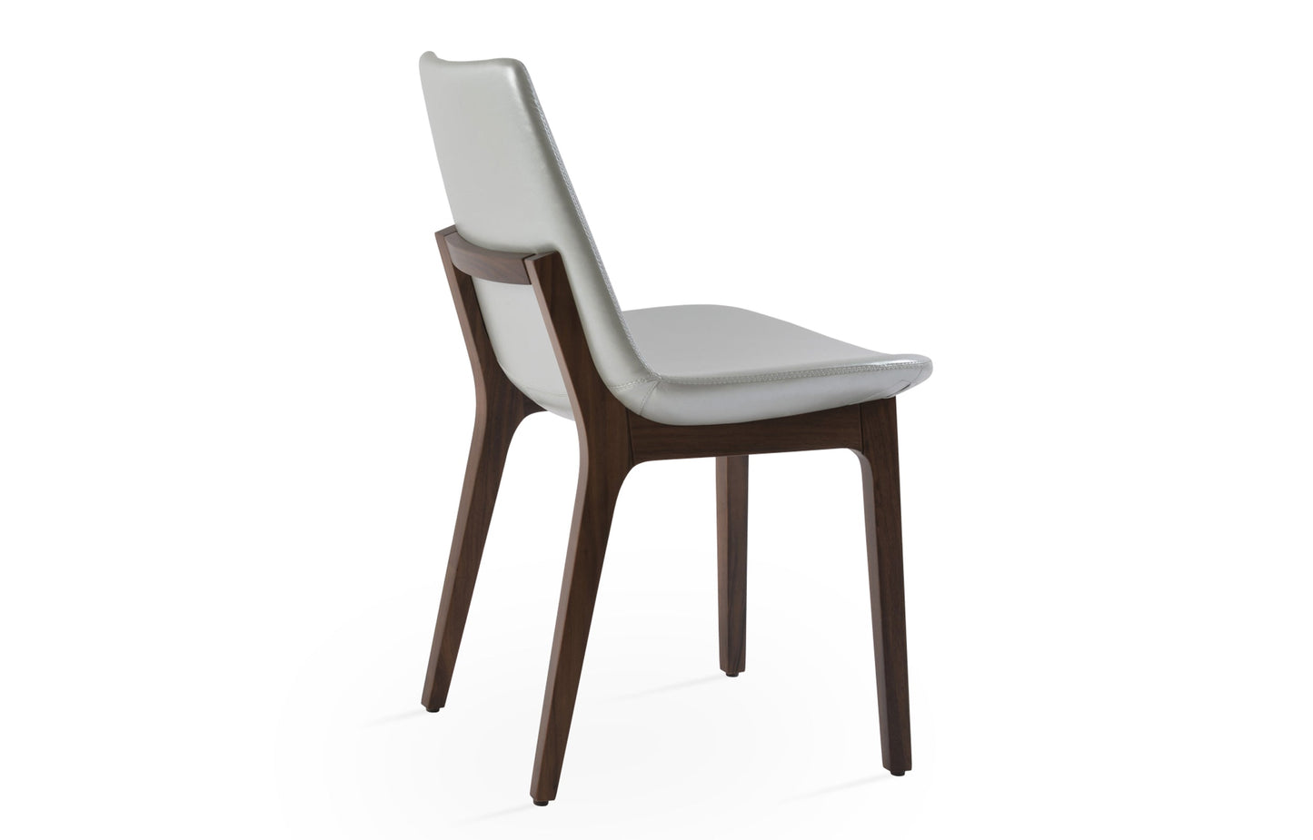 Eiffel Wood Dining Chair - Leather