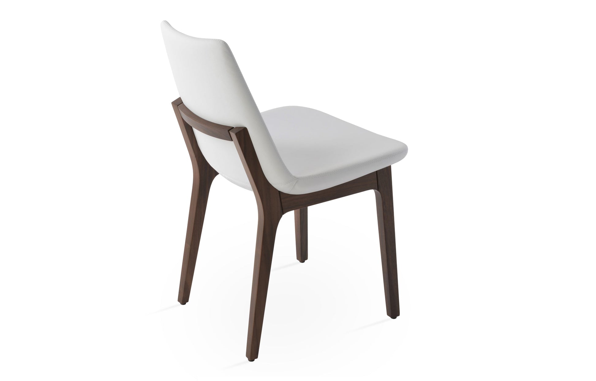 Eiffel Wood Dining Chair - Leather