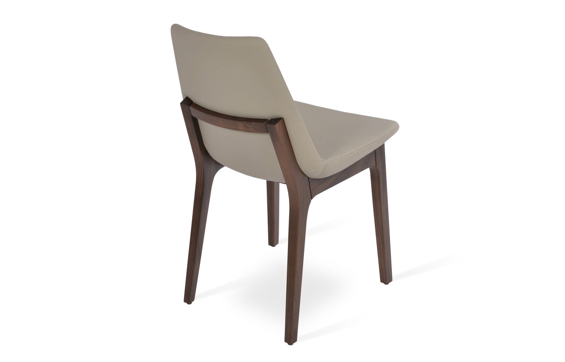 Eiffel Wood Dining Chair - Leather