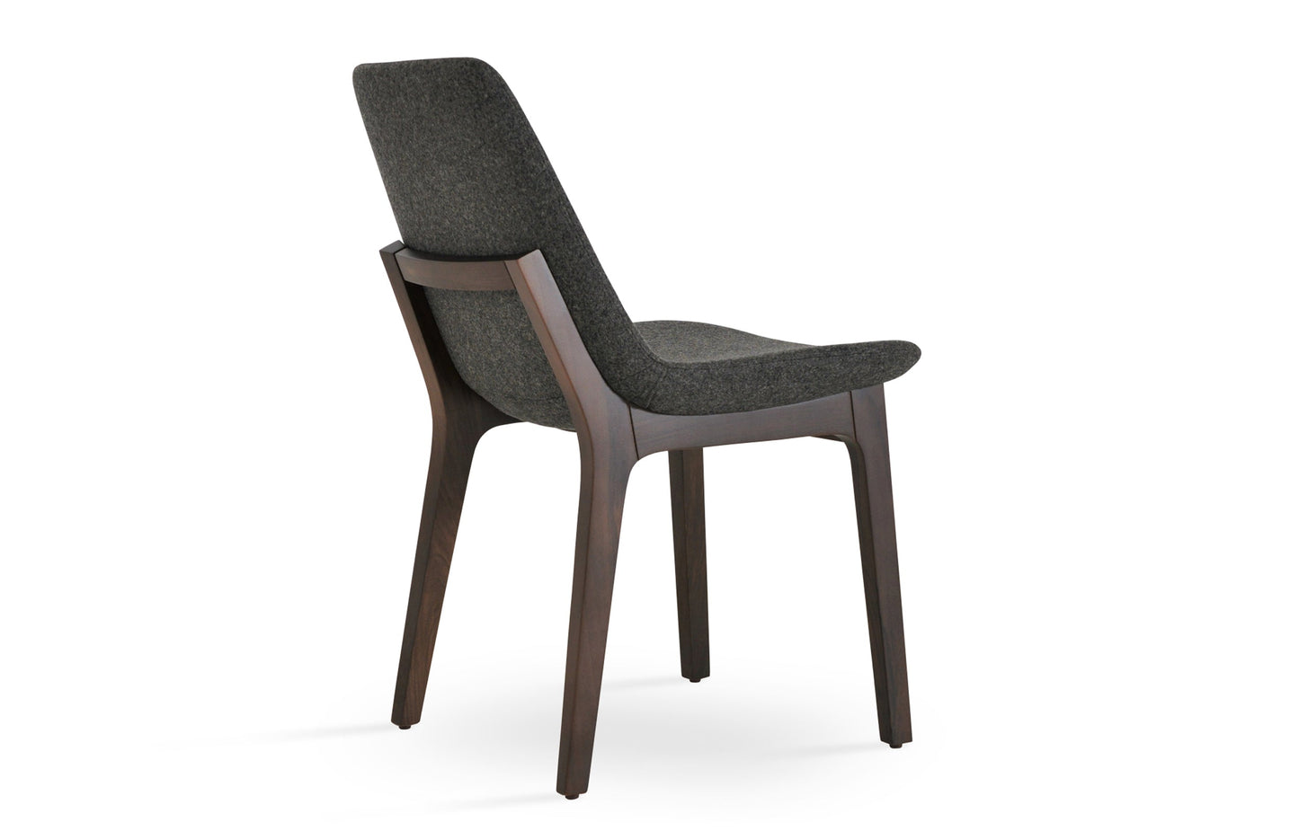 Eiffel Wood Dining Chair - Leather