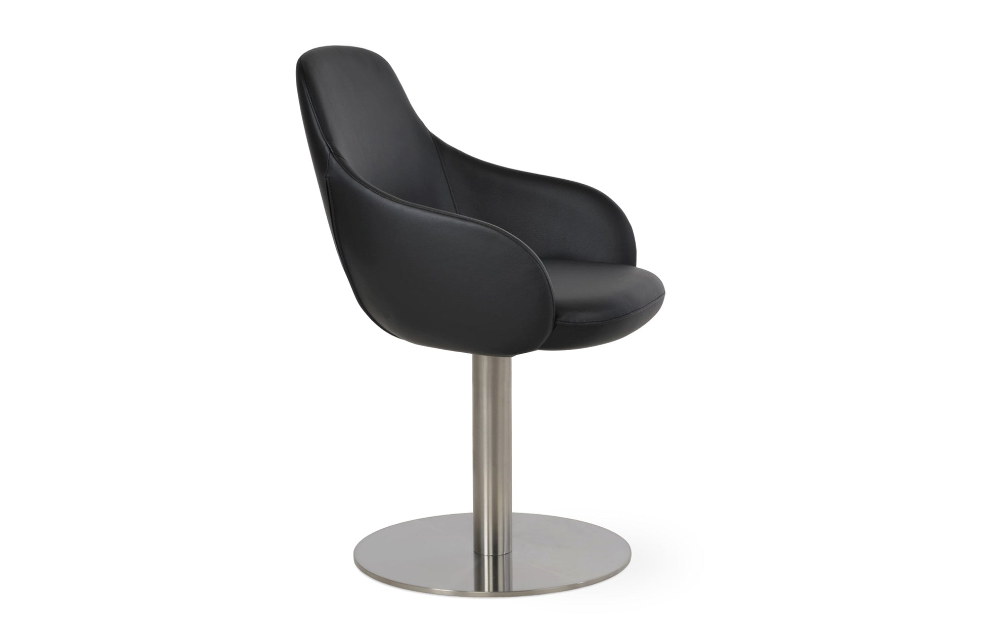 Gazel Arm Round Swivel Chair