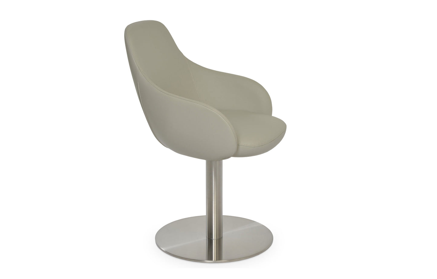 Gazel Arm Round Swivel Chair