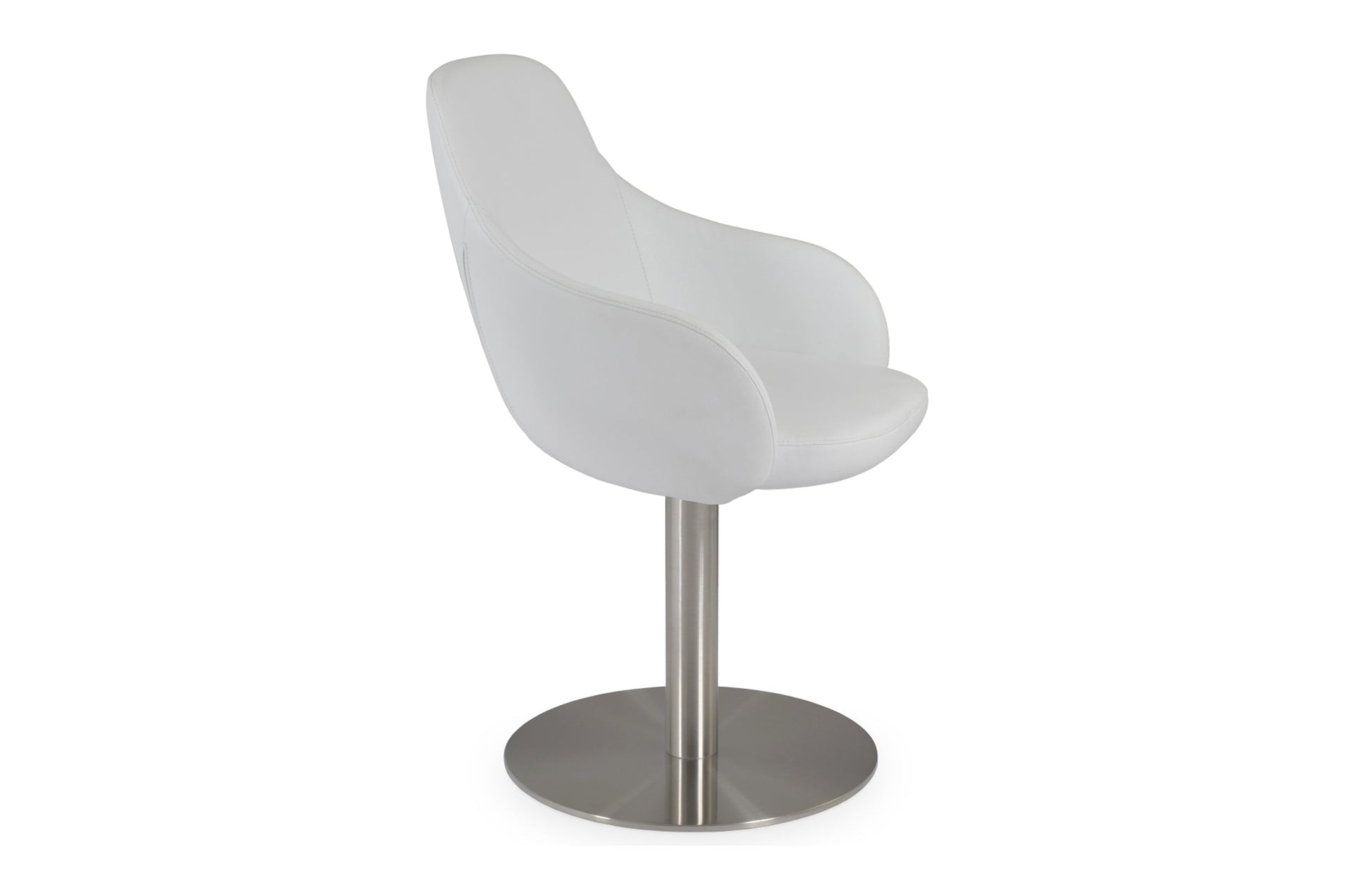 Gazel Arm Round Swivel Chair