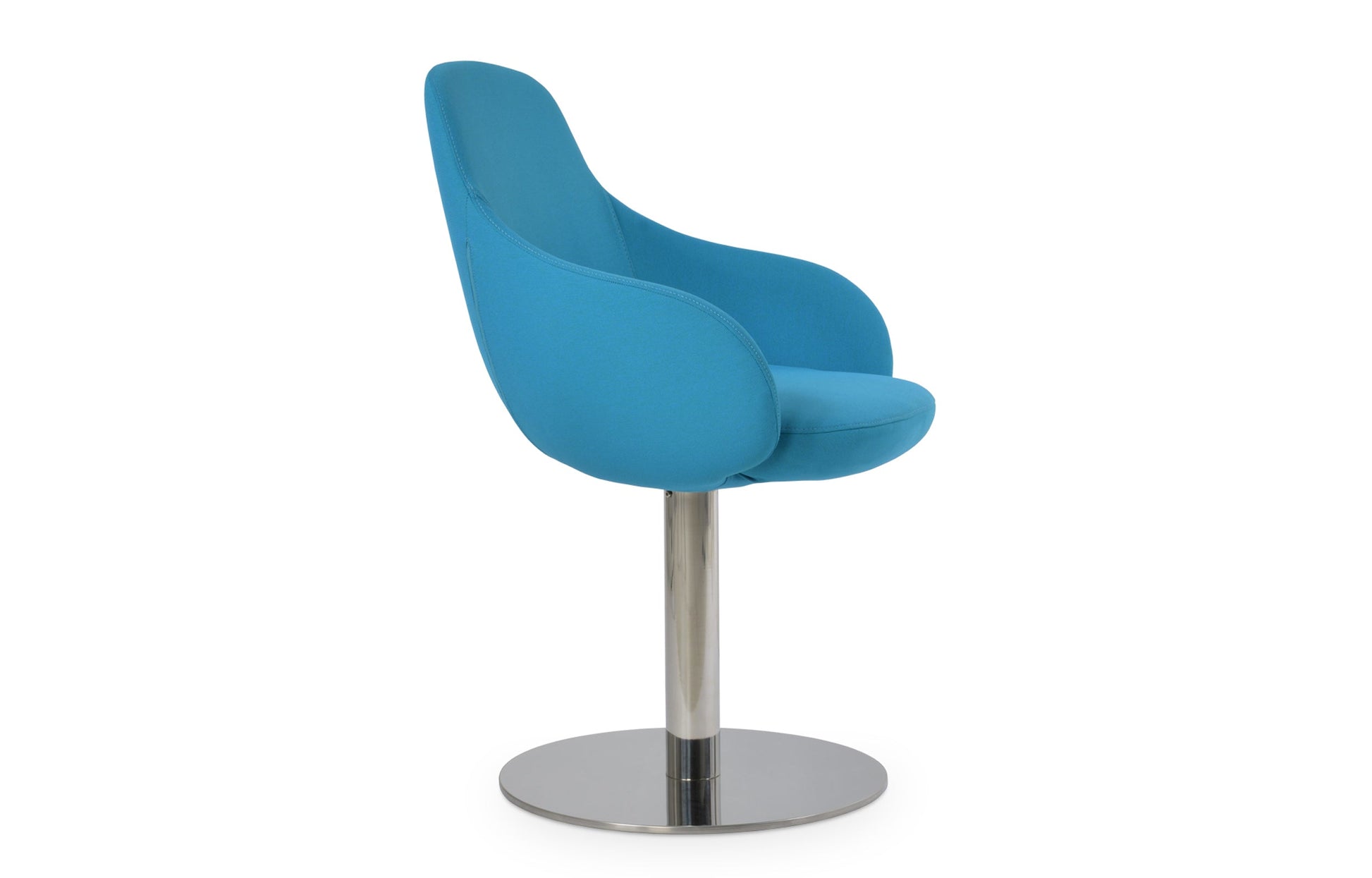 Gazel Arm Round Swivel Chair