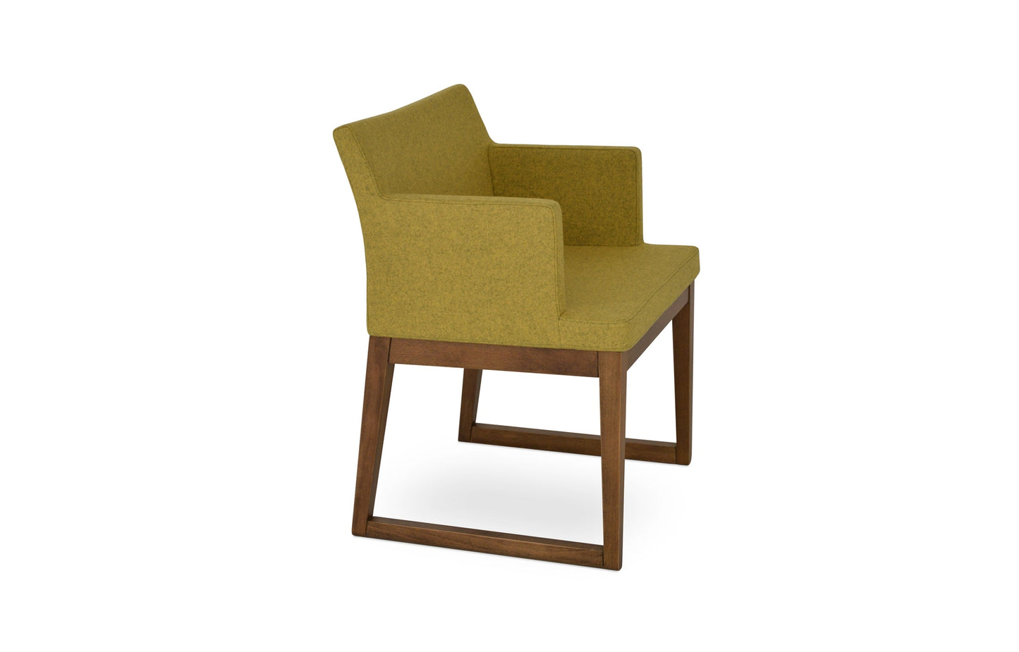 Soho Sled Wood Arm Chair