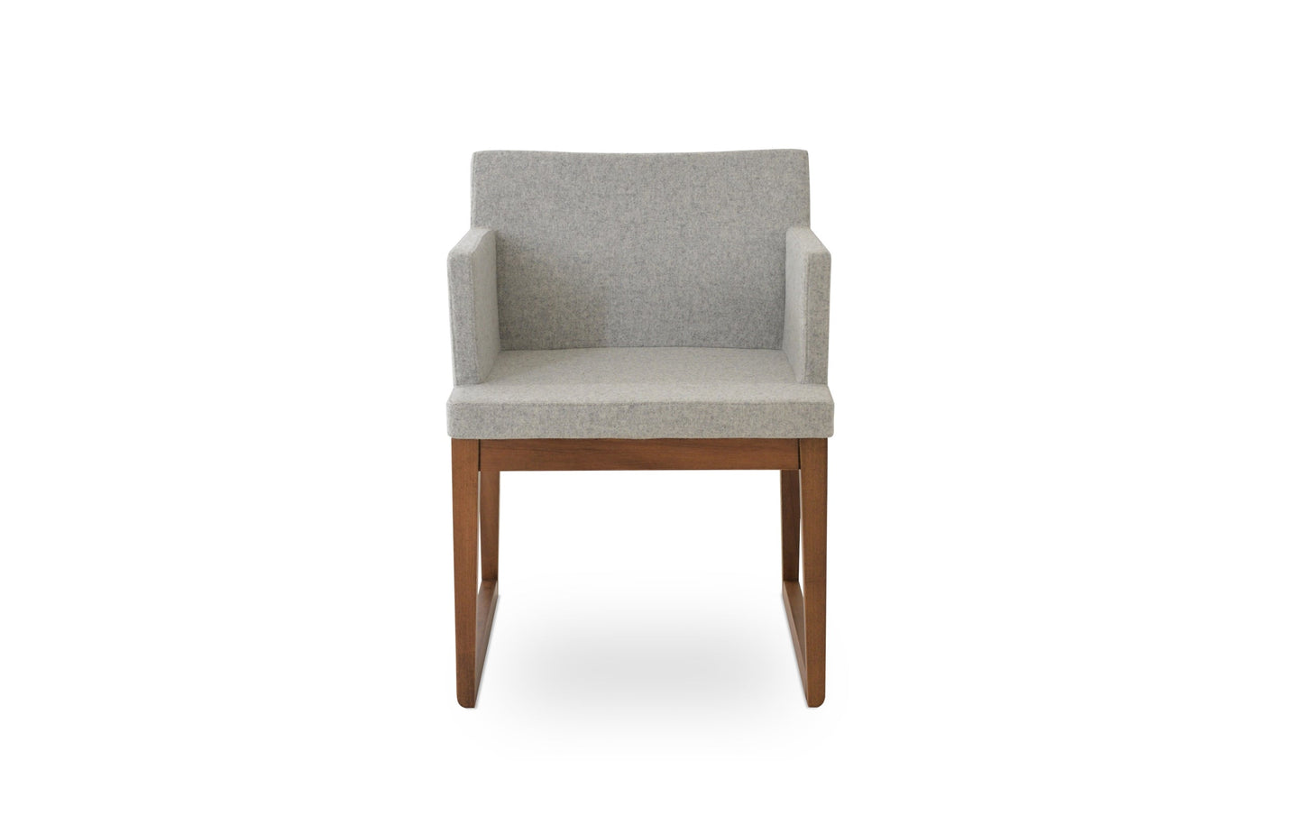 Soho Sled Wood Arm Chair