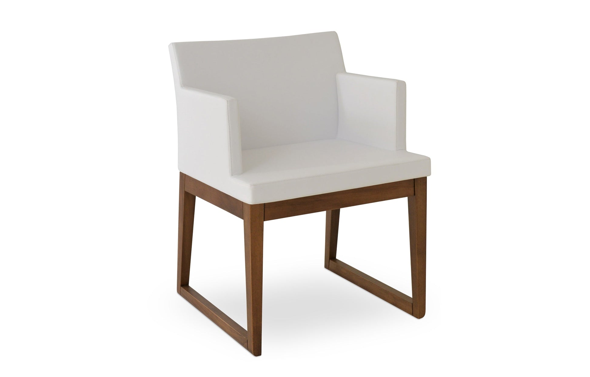 Soho Sled Wood Arm Chair