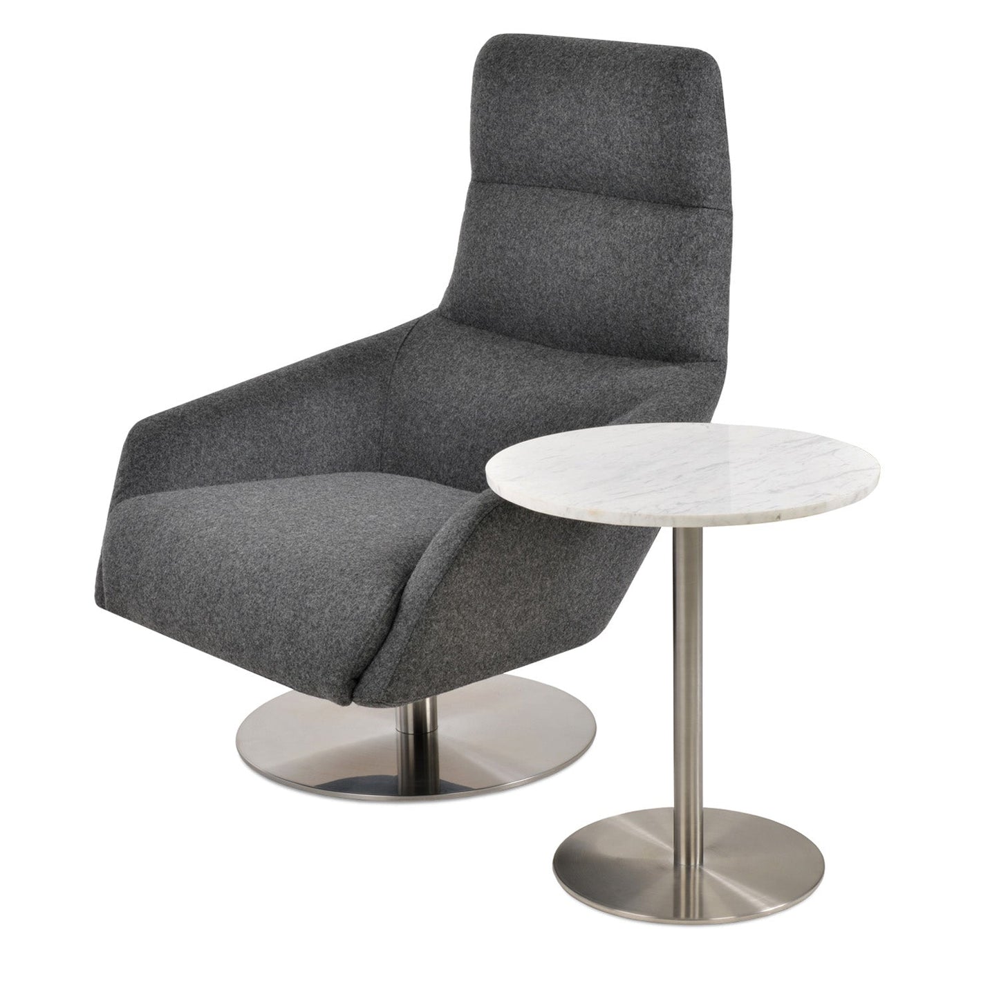 Barcelona Swivel Round Armchair