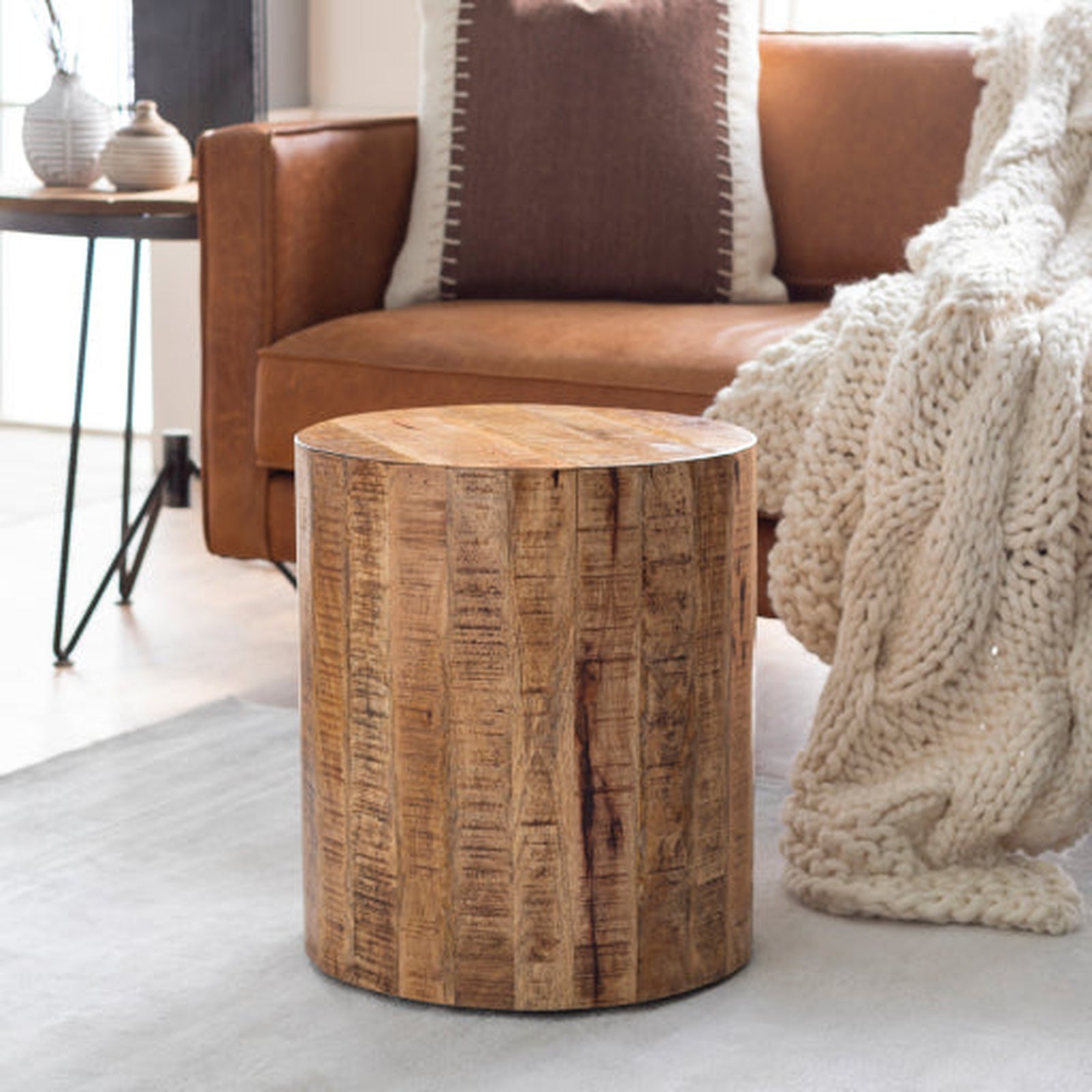 Surya Troyes End Table