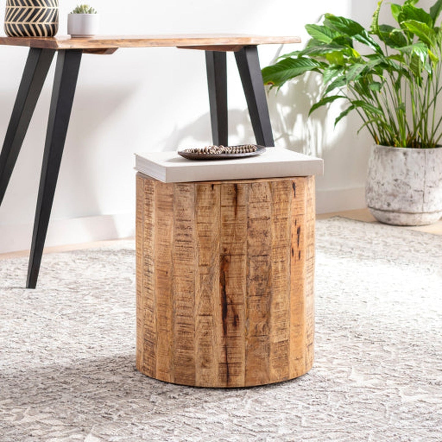 Surya Troyes End Table