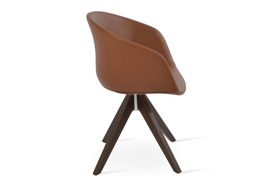 Tribeca Arm Pyramid Swivel Chair