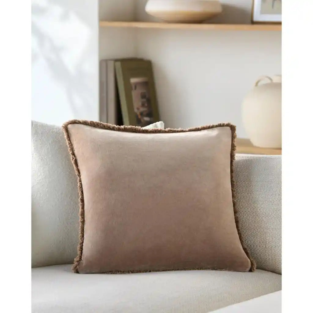 Washed Cotton Velvet Pillow